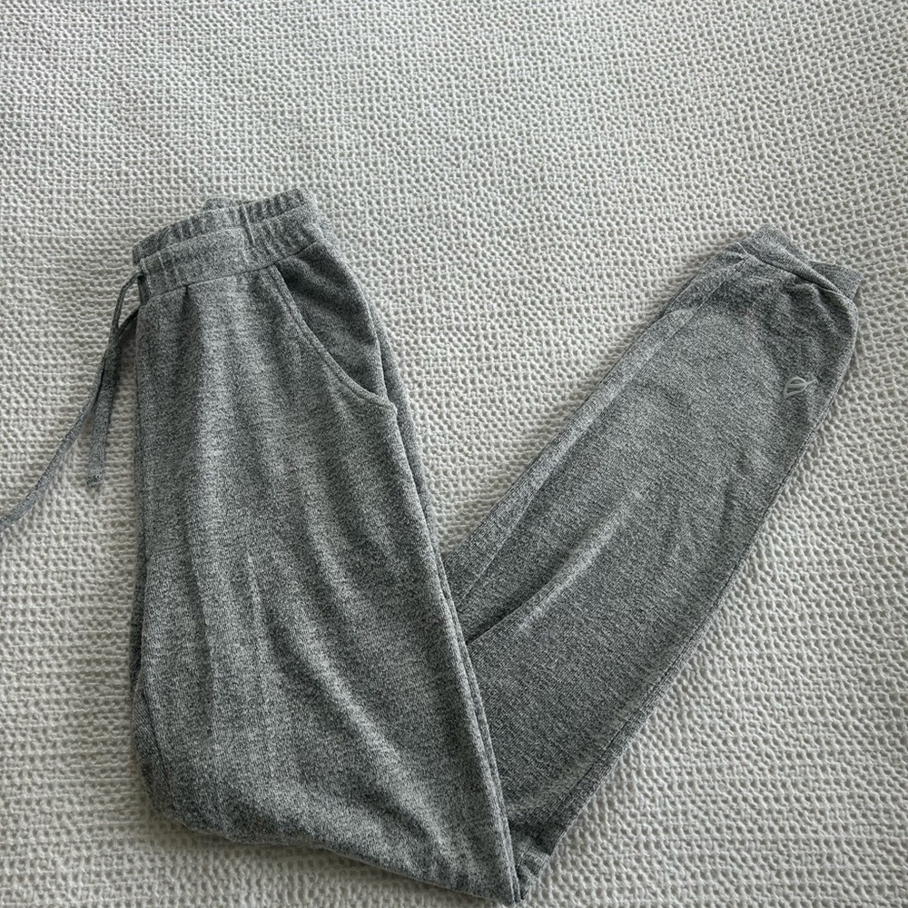 P’tula Light Gray Knit Joggers